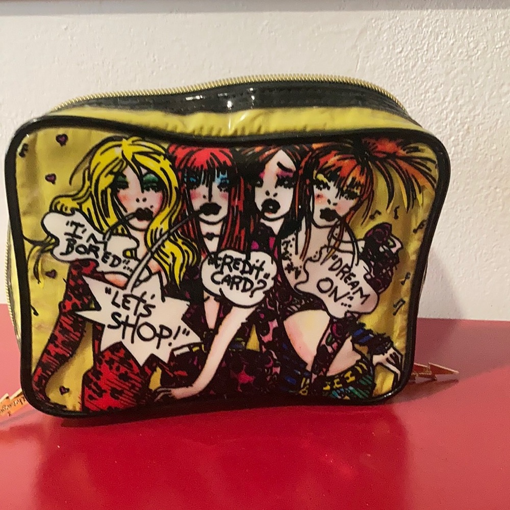 Large Betsy Johnson Cosmetic Bag
